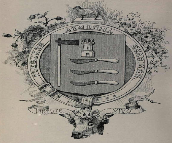 Fleshers 15th May 1682 Charter Crest